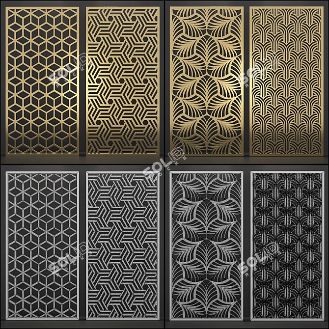 TurboSmooth CNC 3D Panel 3D model image 1