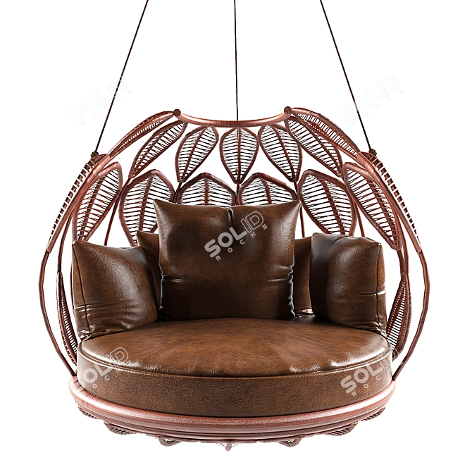 Elegant Single Swing 3D model image 1