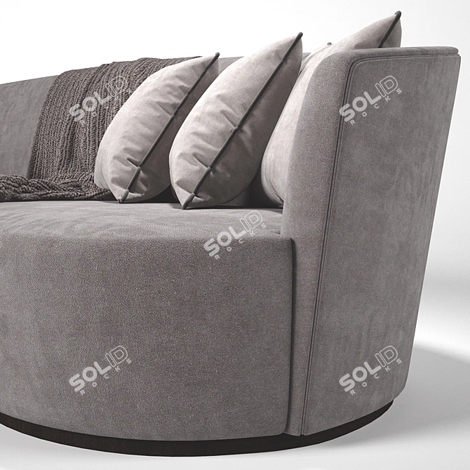 Elegant ERNEST Sofa: A Timeless Amania Addition 3D model image 2
