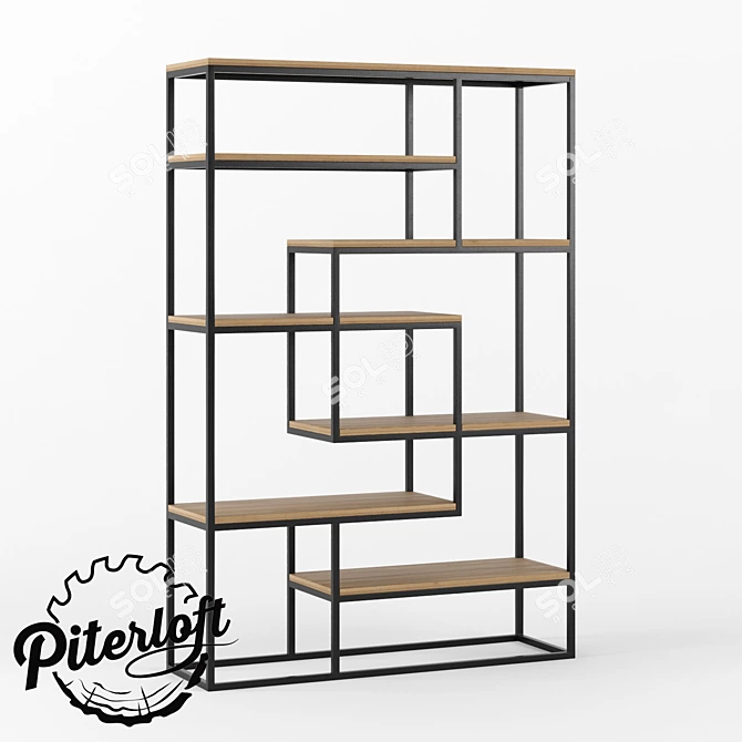 Industrial Rack Stewart | Loft Style 3D model image 1