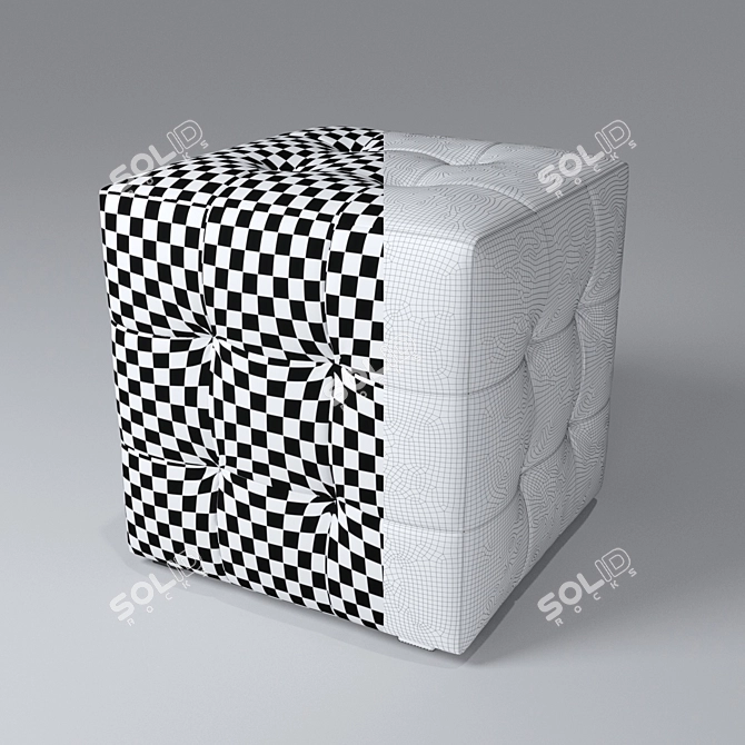 Title: Versatile Pouf Ottoman - Poof Hoff PF-1 3D model image 3