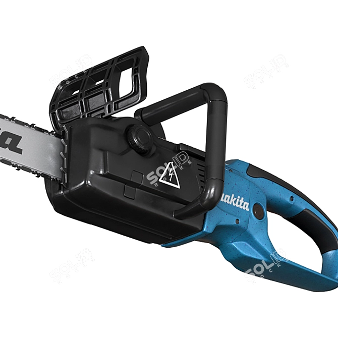 Title: Makita Chainsaw - High/Low Poly, V-Ray & Corona Compatible 3D model image 2