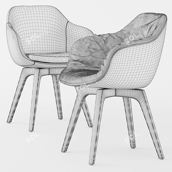 Dressy Lap Collection: Santiago Sevillano Design 3D model image 3