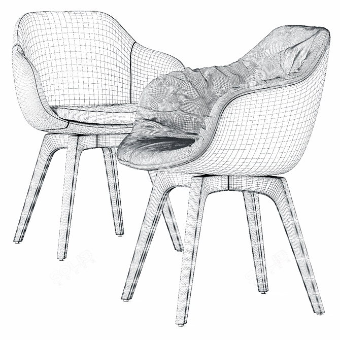 Dressy Lap Collection: Santiago Sevillano Design 3D model image 6