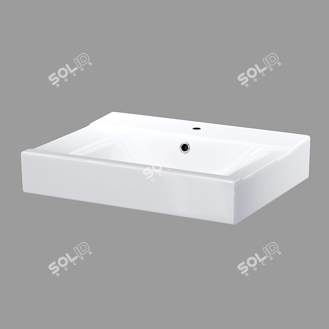 CARLA CL 60B 1 отв. Встраиваемая Раковина 3D model image 1