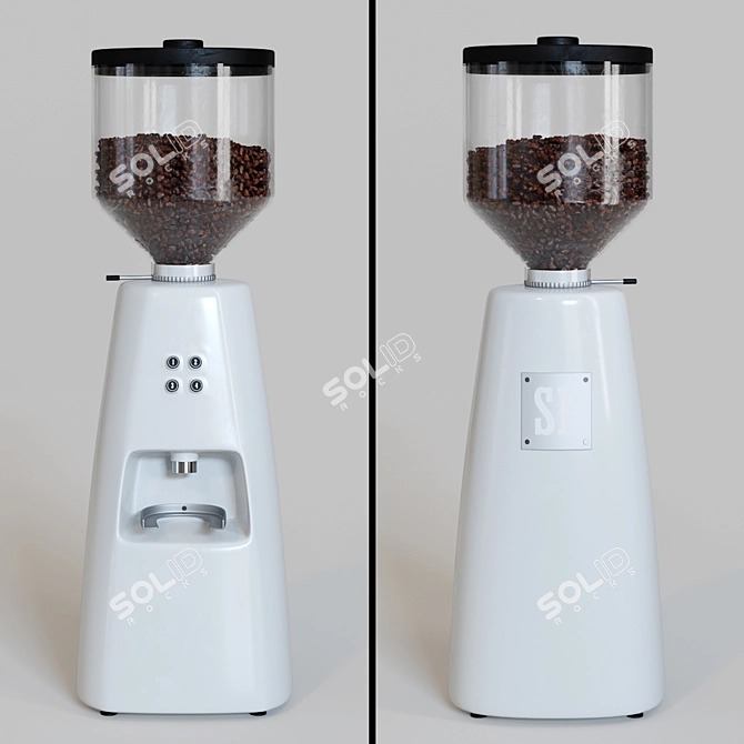 Industrial Coffee Grinder: Efficient and Durable 3D model image 1