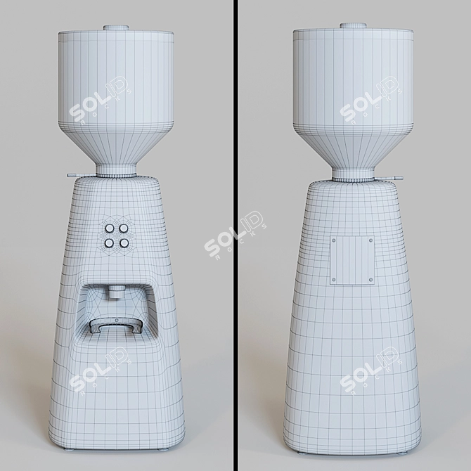 Industrial Coffee Grinder: Efficient and Durable 3D model image 3