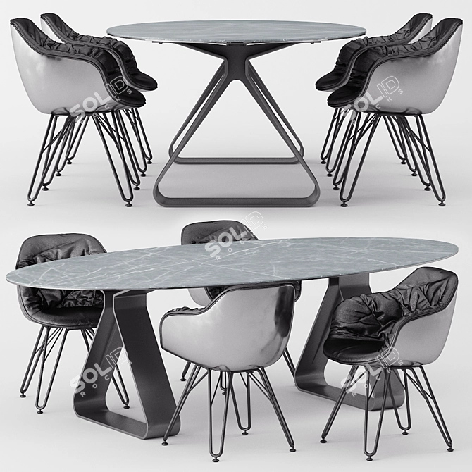 Modern Chic: Stay & Lap 4052 by Dressy 3D model image 1