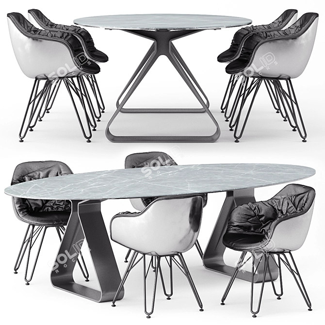 Modern Chic: Stay & Lap 4052 by Dressy 3D model image 4