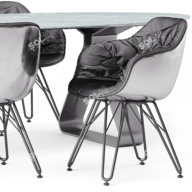 Modern Chic: Stay & Lap 4052 by Dressy 3D model image 5