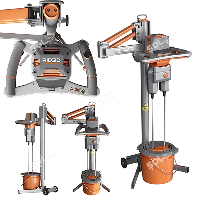 Ridgid Mixer - Powerful and Versatile 3D model image 1