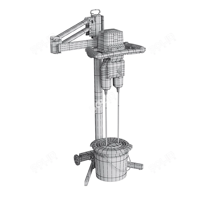 Ridgid Mixer - Powerful and Versatile 3D model image 2