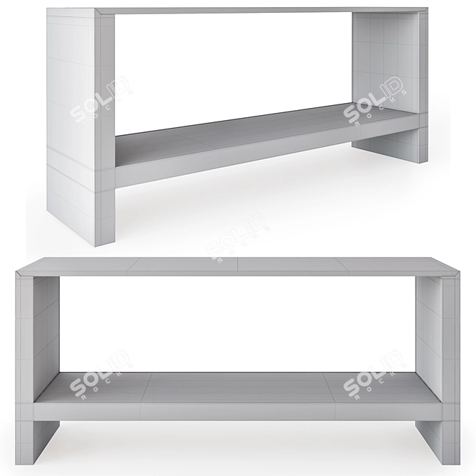 Caracole Console Table: CLA-416-447 3D model image 2