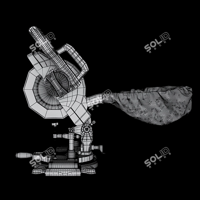 Title: Metabo Miter Saw 3D model image 2