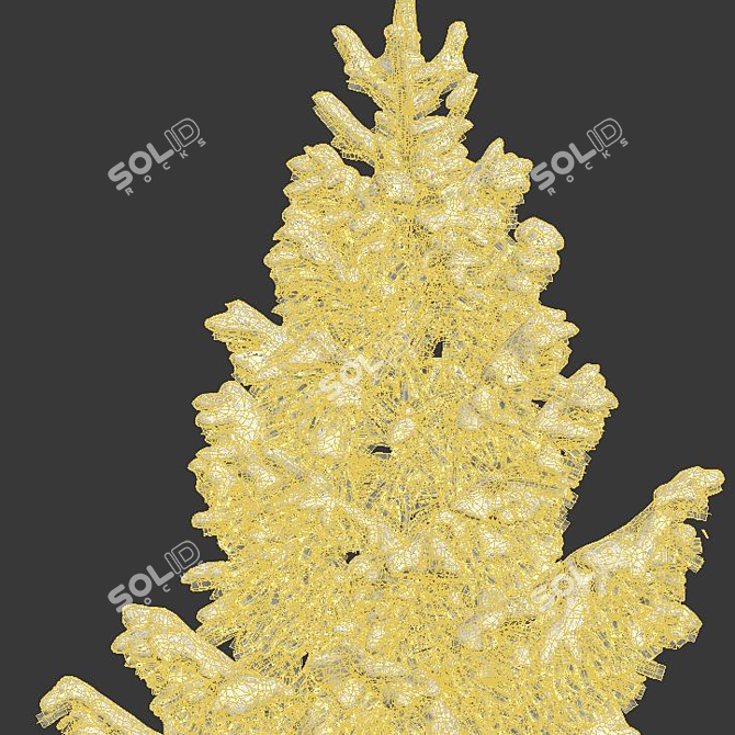 Winter Wonderland Pine Collection 3D model image 4