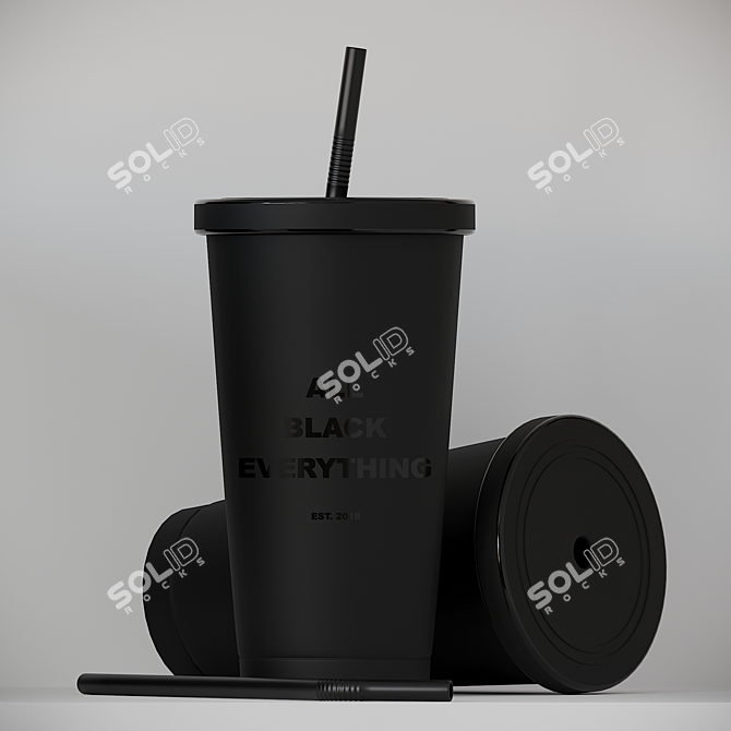 Blvck Paris Tumbler Mug 3D model image 1