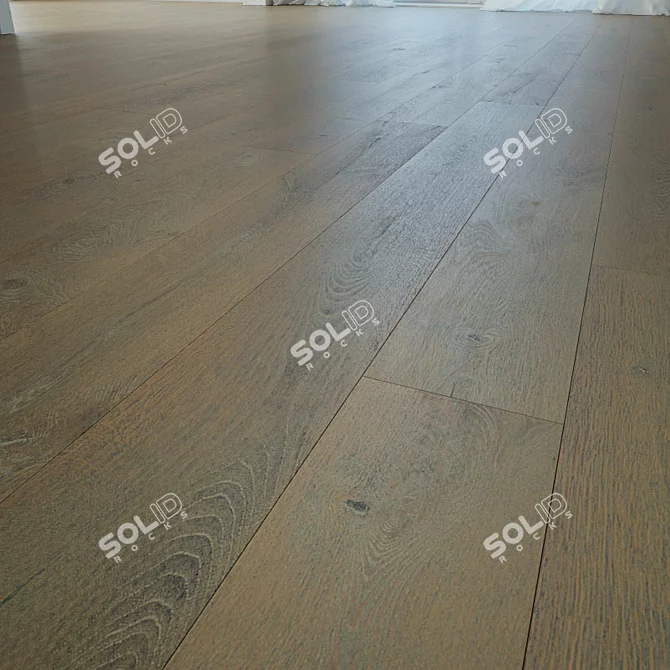 LunaPi Oak Wood Flooring 3D model image 1