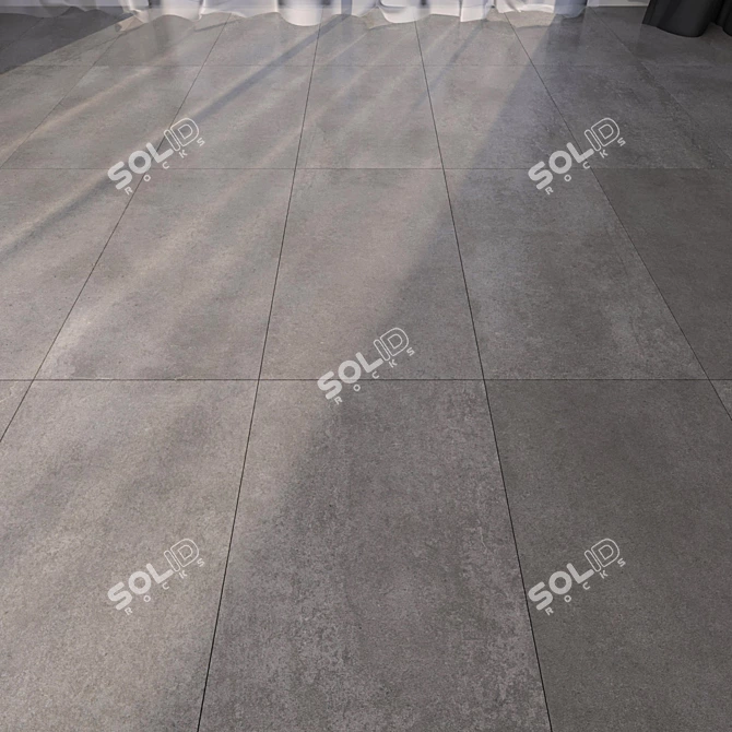 HD Marble Floor Tiles 305 3D model image 1