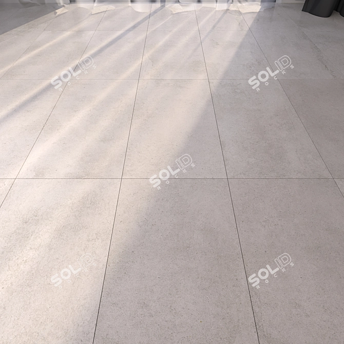 Marble Floor Tiles - HD Textures 3D model image 1