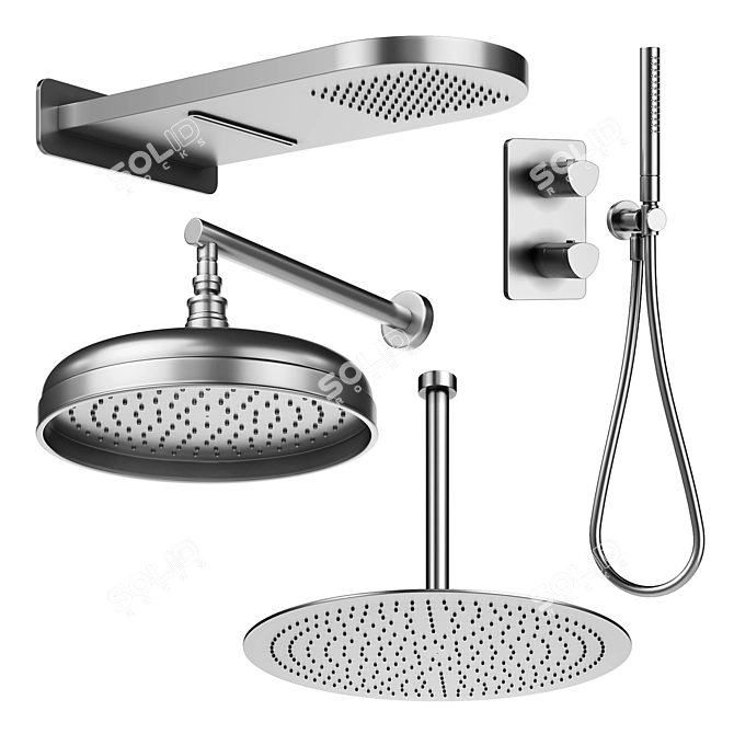 Luxury Viva Lusso Spring Shower 3D model image 1