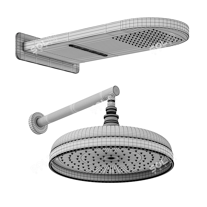 Luxury Viva Lusso Spring Shower 3D model image 2