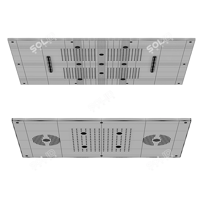 Infinity Galaxy Overhead Shower 3D model image 2