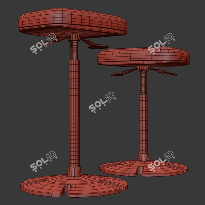 Title: Steelcase B-Free Sit Stand Collection 3D model image 3