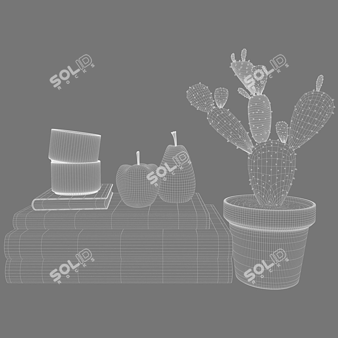 Modern Decor Set 08: Stylish Home Accents 3D model image 3