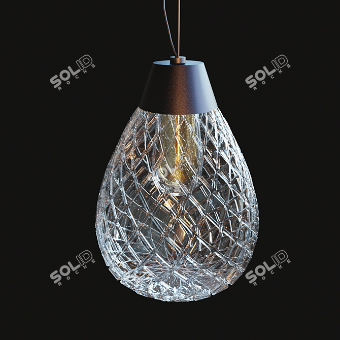 Elegant Barovier & Toso Pendant Lamps 3D model image 2