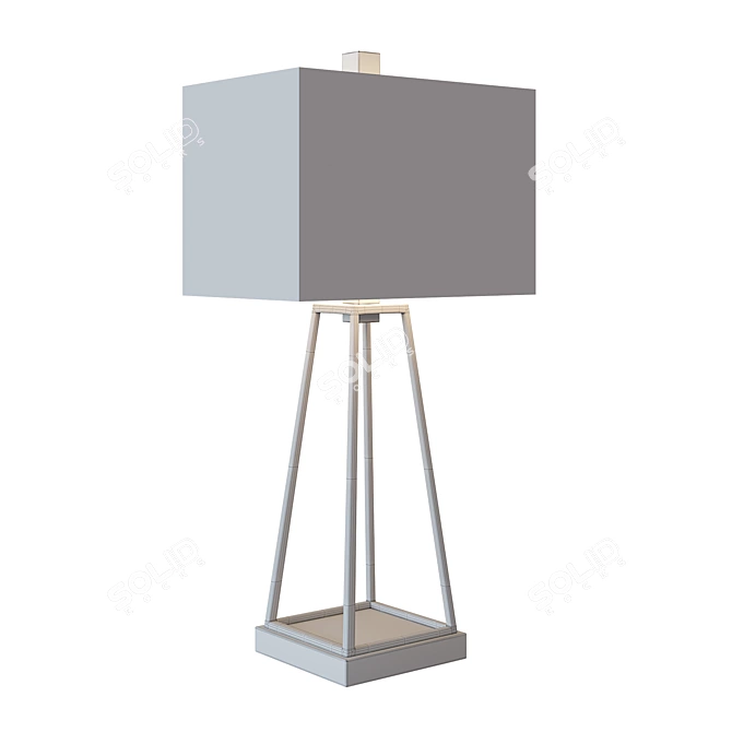 Elegant Mackean Table Lamp 3D model image 2