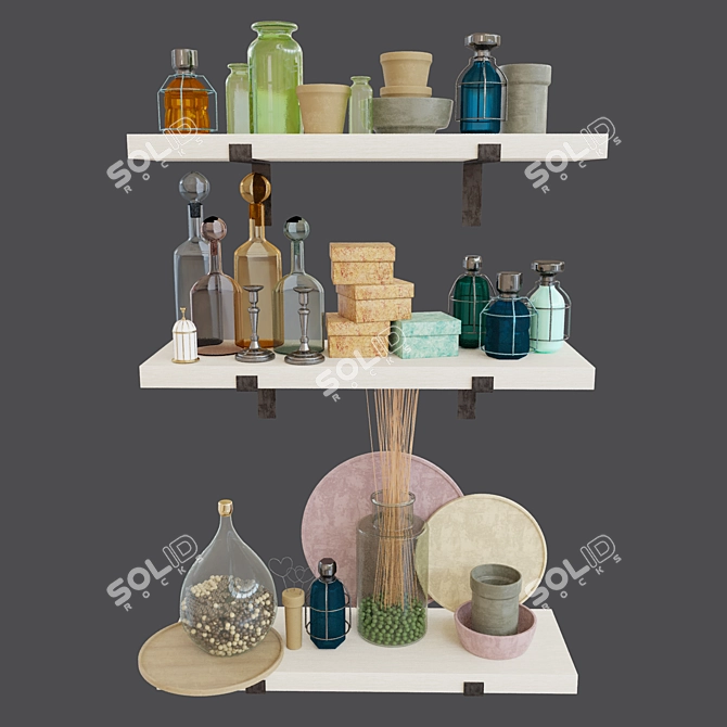 Modern Decor Set: Deniz Design 3D model image 1