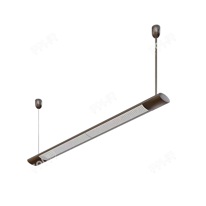 Minimalist LED Pendant Light 3D model image 1