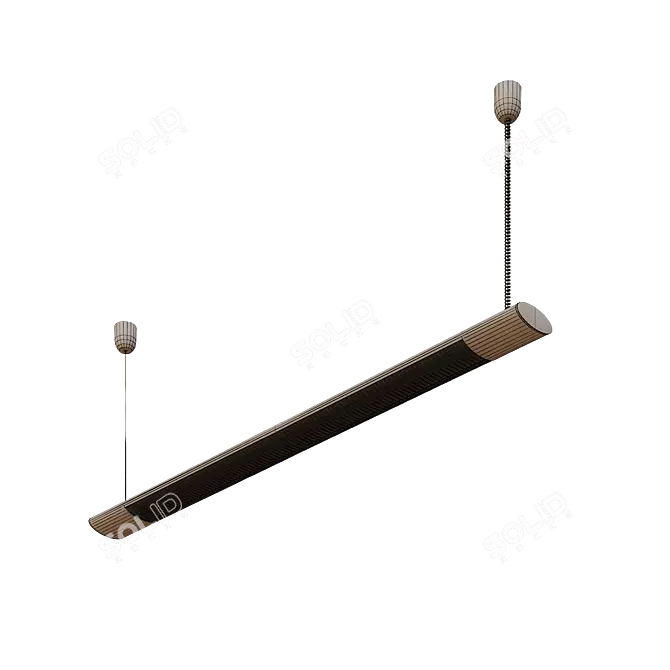 Minimalist LED Pendant Light 3D model image 2