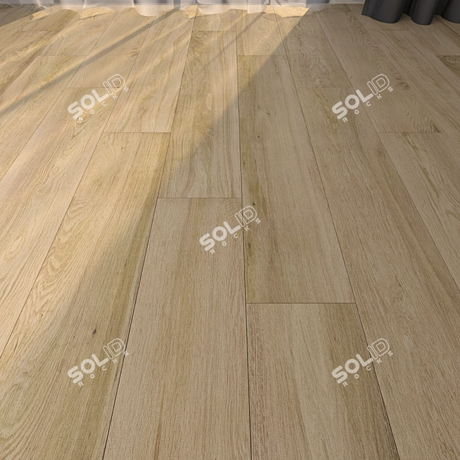 HD Parquet Floor Textures 3D model image 1