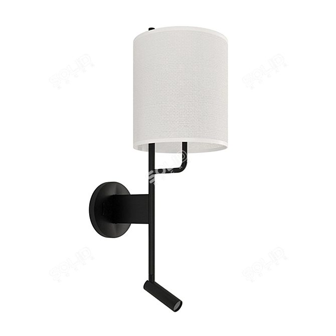 VIOKEF MARA Black Wall Light 3D model image 1