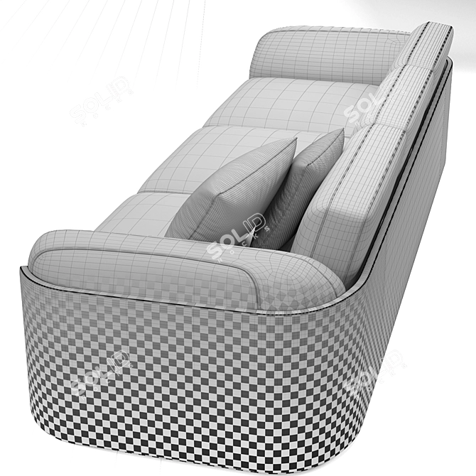 Chic Bentley Home Chorley Sofa 3D model image 3