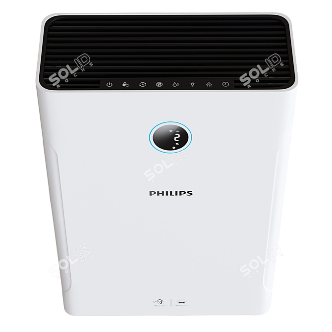 PHILIPS 2000i Air Purifier 3D model image 2