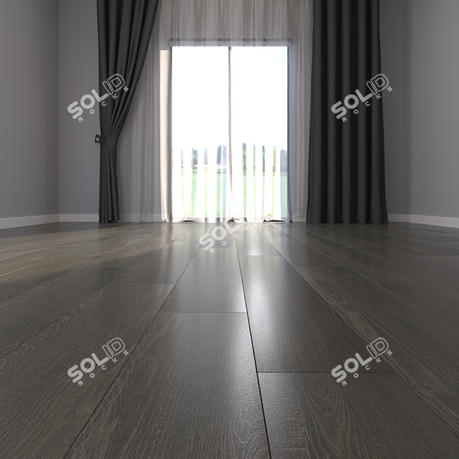 HD Parquet Floor Textures 3D model image 2