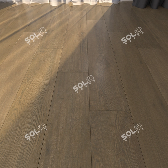 Luxury Parquet Floor: High Definition Textures 3D model image 1