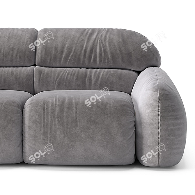 Luxury Comfort: Granpiumotto Busnelli 3D model image 2