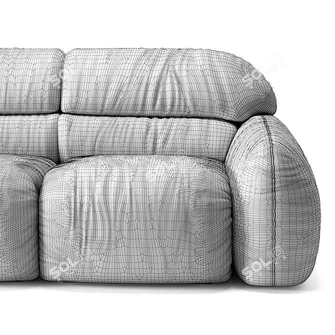 Luxury Comfort: Granpiumotto Busnelli 3D model image 3