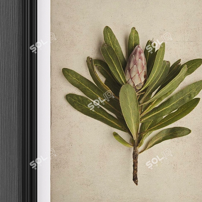 Modern Floral Art Collection 3D model image 3