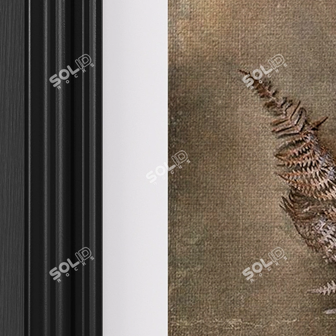 Modern Ferns Art Collection 3D model image 3