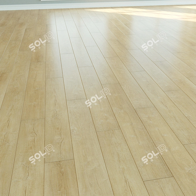 WINEO Laminate Flooring: Natural Wood, Parquet Style 3D model image 2