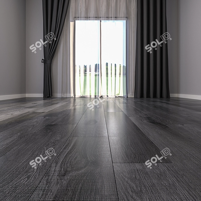 High Definition Parquet Flooring 3D model image 2