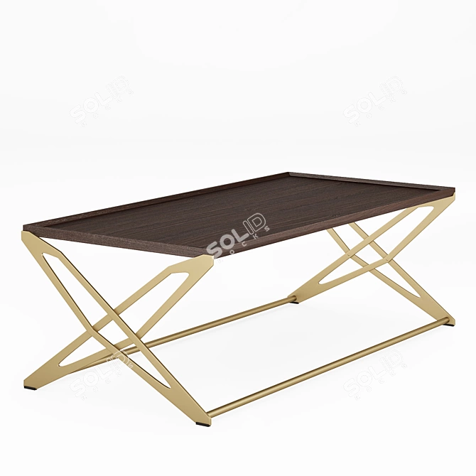 Title: Wansheng Modern Coffee Table 3D model image 3