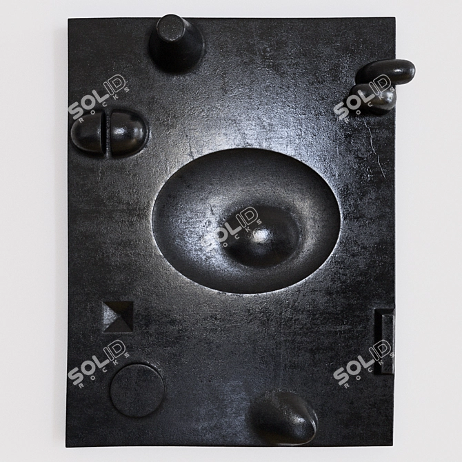 Isamu Noguchi Night Land Wall Decor 3D model image 1