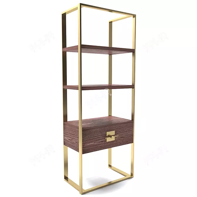 Osaka Collection: Stylish Shelf for Your Home 3D model image 1