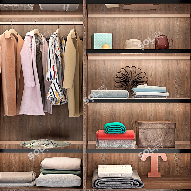 Lema Wardrobe: Minimalist Italian Elegance 3D model image 2