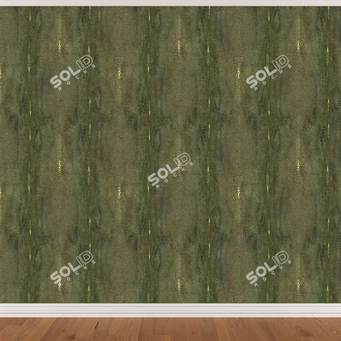 Seamless Wallpapers Set, 3 Colors 3D model image 2